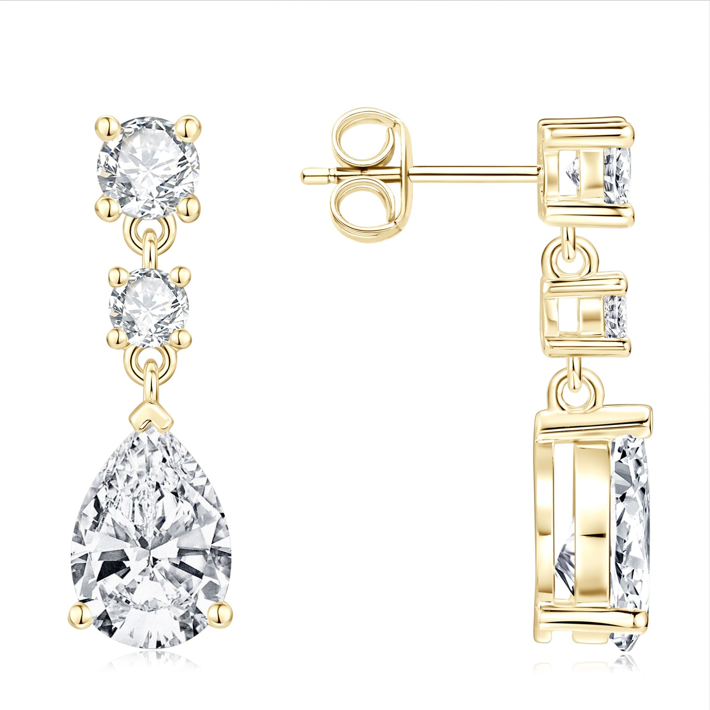 Trio Drop Earrings