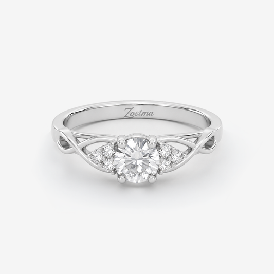 Celestine Twist Ring