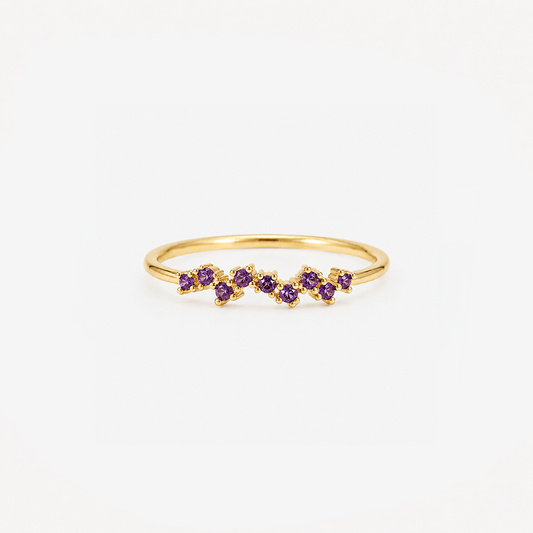 Constellation Birthstone Ring — February