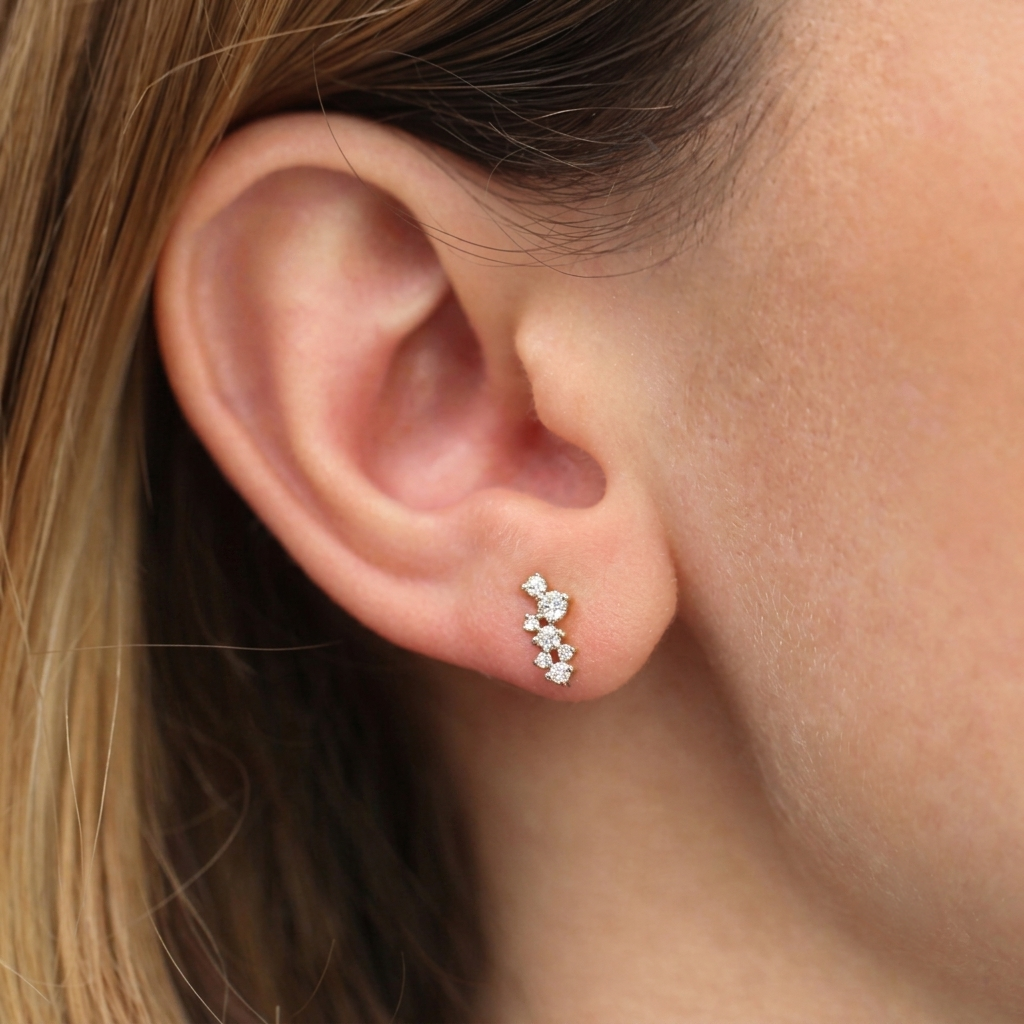 Milky Way Stud Earrings