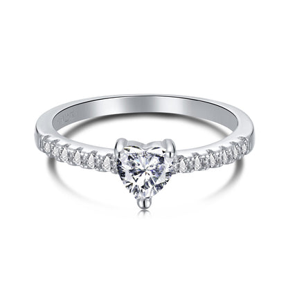 Front view of Princess Heart Ring