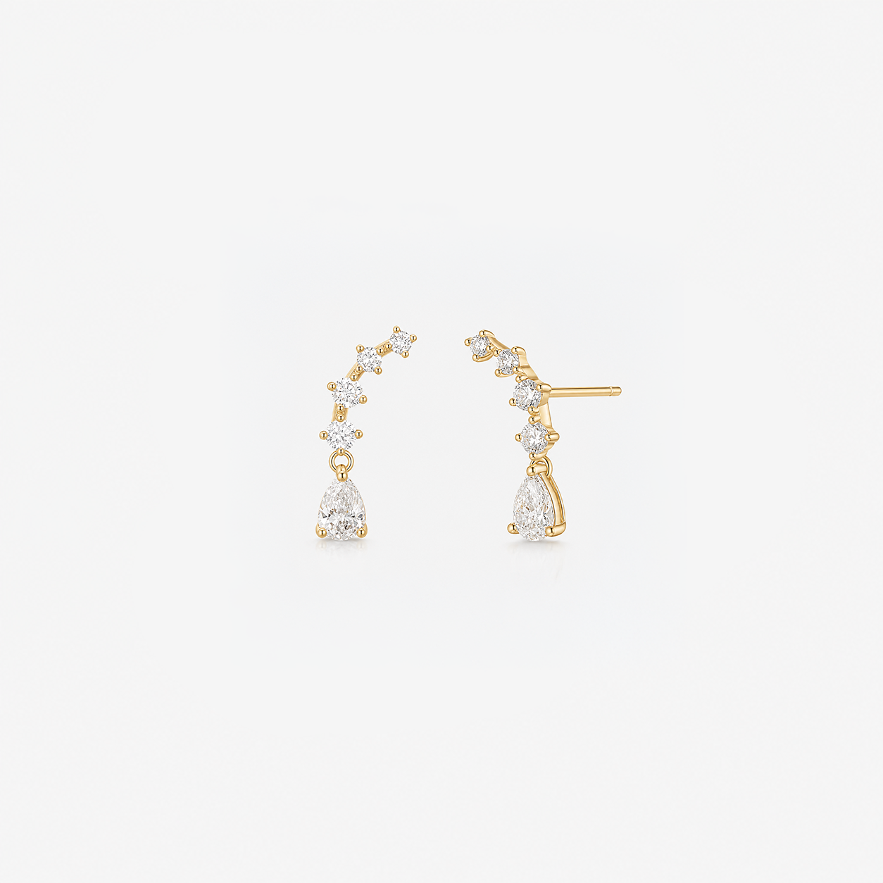 Shooting Star Stud Earrings