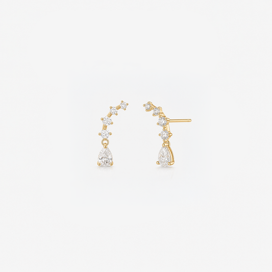 Shooting Star Stud Earrings