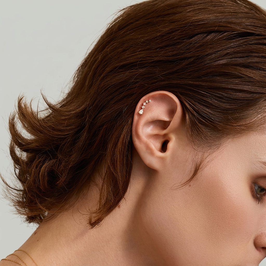 Shooting Star Stud Earrings