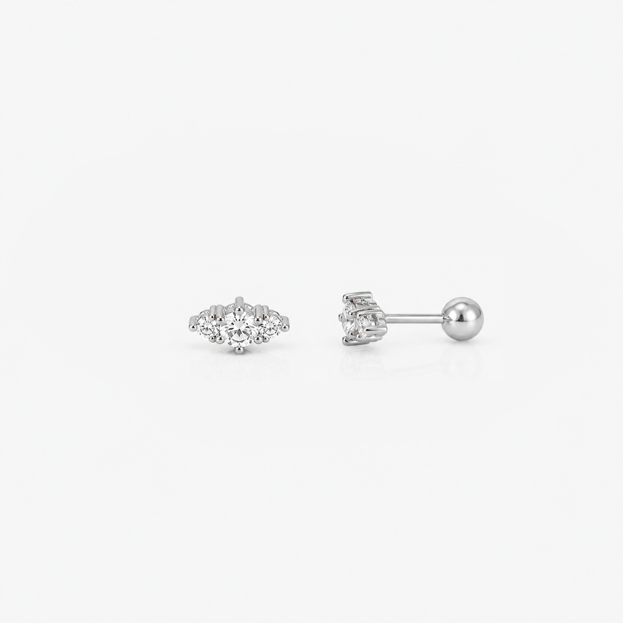 Trinity Stud Earrings