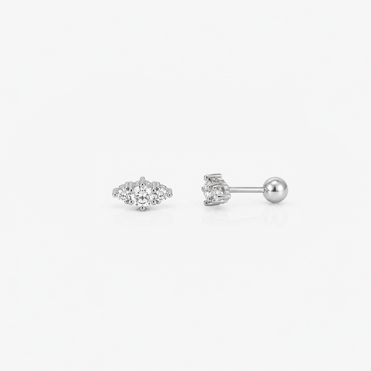 Trinity Stud Earrings